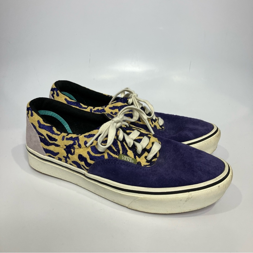 Vans ComfyCush animal print sneakers unisex sizing women’s size 8 casual punk